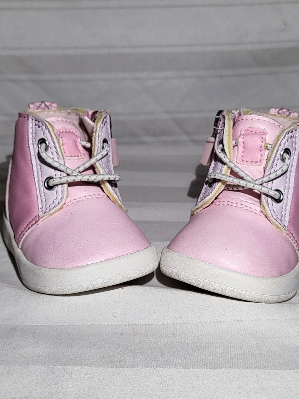 UGG Baby Girl Pink Zipper Sneakers
